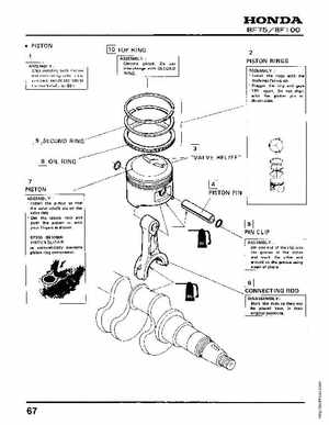 Honda BF75 BF100 Outboards Service Manual, Page 67