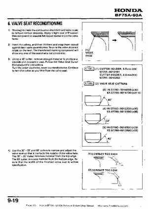 Honda BF75A BF90A Outboard Motors Shop Manual., Page 133