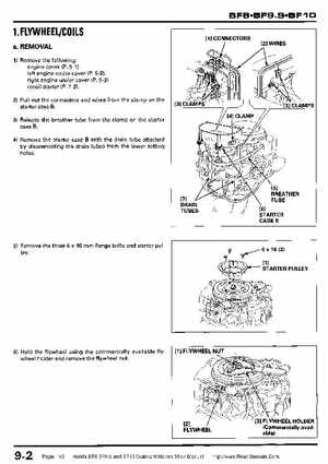 Honda BF8, BF9.9 and BF10 Outboard Motors Shop Manual., Page 143