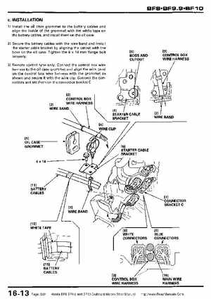 Honda BF8, BF9.9 and BF10 Outboard Motors Shop Manual., Page 269