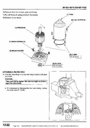 Honda BF8, BF9.9 and BF10 Outboard Motors Shop Manual., Page 342