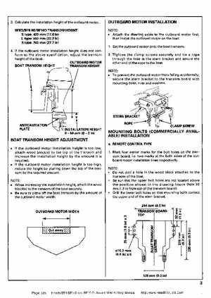Honda BF8, BF9.9 and BF10 Outboard Motors Shop Manual., Page 386