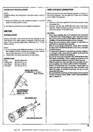 Honda BF8, BF9.9 and BF10 Outboard Motors Shop Manual., Page 398