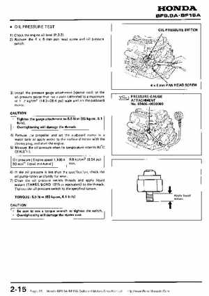 Honda BF9.9A-BF15A Outboard Motors Shop Manual., Page 25