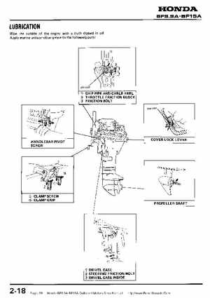 Honda BF9.9A-BF15A Outboard Motors Shop Manual., Page 28