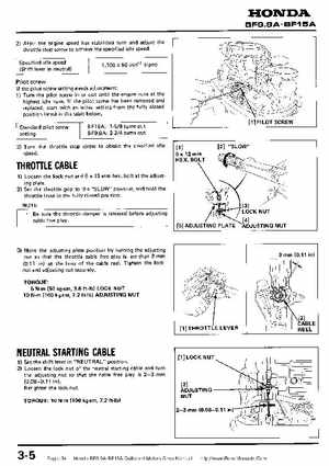 Honda BF9.9A-BF15A Outboard Motors Shop Manual., Page 34