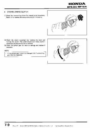 Honda BF9.9A-BF15A Outboard Motors Shop Manual., Page 57
