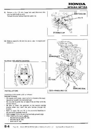 Honda BF9.9A-BF15A Outboard Motors Shop Manual., Page 64