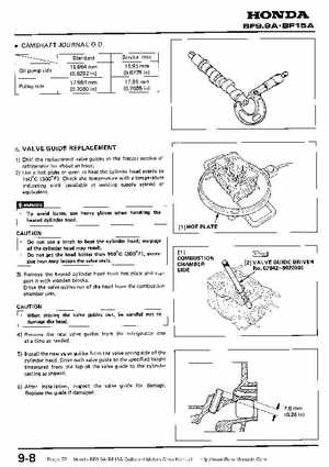 Honda BF9.9A-BF15A Outboard Motors Shop Manual., Page 72