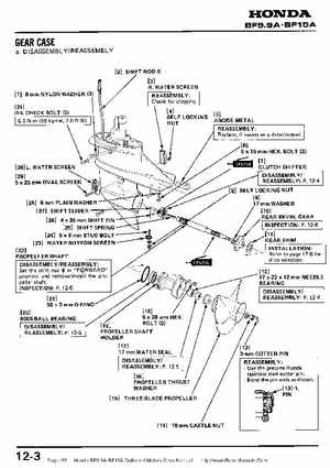 Honda BF9.9A-BF15A Outboard Motors Shop Manual., Page 95