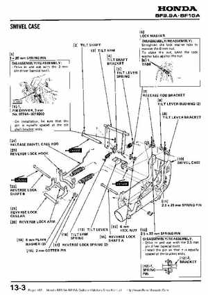 Honda BF9.9A-BF15A Outboard Motors Shop Manual., Page 105
