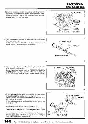 Honda BF9.9A-BF15A Outboard Motors Shop Manual., Page 113