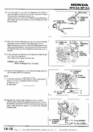 Honda BF9.9A-BF15A Outboard Motors Shop Manual., Page 115