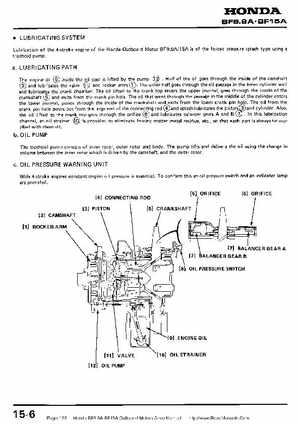 Honda BF9.9A-BF15A Outboard Motors Shop Manual., Page 125