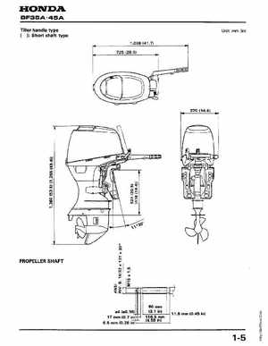 Honda Outboards BF40A/BF50A Service Manual, Page 6