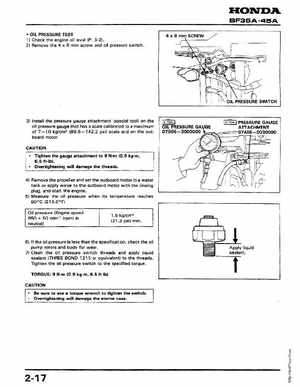 Honda Outboards BF40A/BF50A Service Manual, Page 26