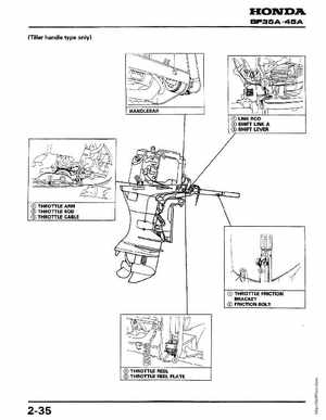 Honda Outboards BF40A/BF50A Service Manual, Page 44