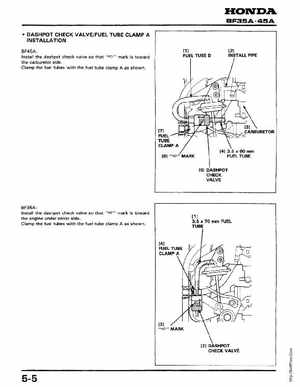 Honda Outboards BF40A/BF50A Service Manual, Page 74