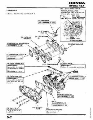 Honda Outboards BF40A/BF50A Service Manual, Page 76