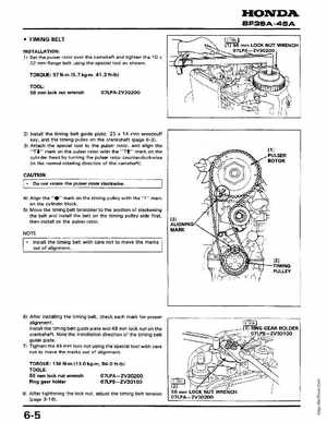 Honda Outboards BF40A/BF50A Service Manual, Page 87