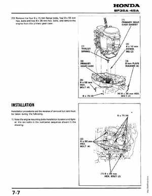 Honda Outboards BF40A/BF50A Service Manual, Page 94