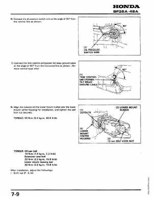 Honda Outboards BF40A/BF50A Service Manual, Page 96
