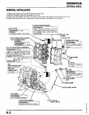 Honda Outboards BF40A/BF50A Service Manual, Page 101