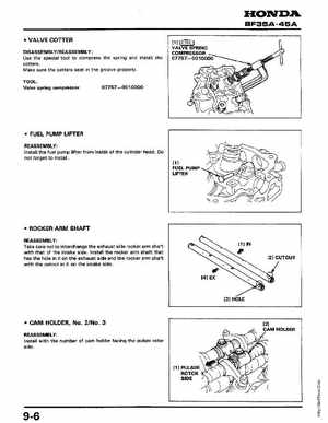 Honda Outboards BF40A/BF50A Service Manual, Page 105