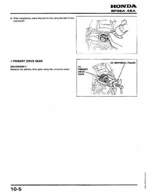 Honda Outboards BF40A/BF50A Service Manual, Page 120