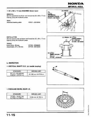 Honda Outboards BF40A/BF50A Service Manual, Page 145