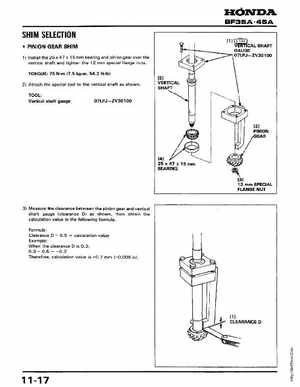Honda Outboards BF40A/BF50A Service Manual, Page 147