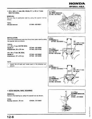 Honda Outboards BF40A/BF50A Service Manual, Page 161