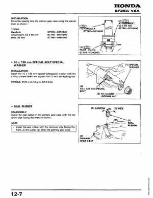 Honda Outboards BF40A/BF50A Service Manual, Page 162