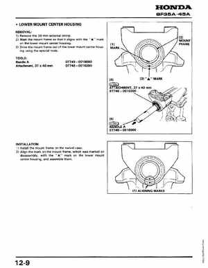 Honda Outboards BF40A/BF50A Service Manual, Page 164