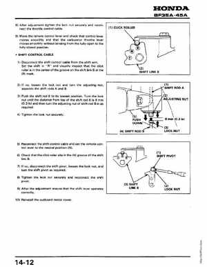 Honda Outboards BF40A/BF50A Service Manual, Page 182