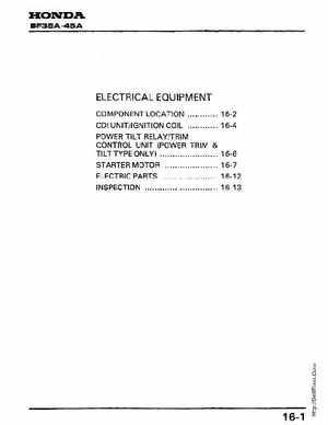 Honda Outboards BF40A/BF50A Service Manual, Page 189