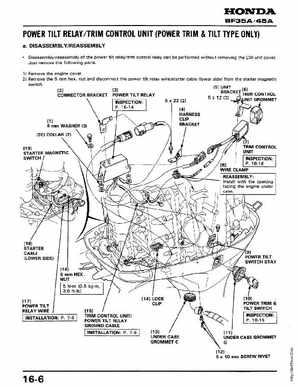 Honda Outboards BF40A/BF50A Service Manual, Page 194