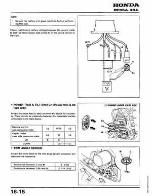Honda Outboards BF40A/BF50A Service Manual, Page 203