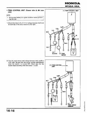 Honda Outboards BF40A/BF50A Service Manual, Page 204