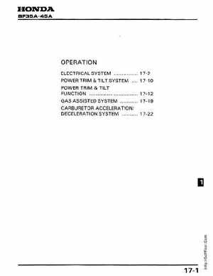 Honda Outboards BF40A/BF50A Service Manual, Page 212
