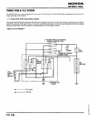 Honda Outboards BF40A/BF50A Service Manual, Page 221