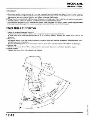 Honda Outboards BF40A/BF50A Service Manual, Page 223