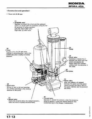 Honda Outboards BF40A/BF50A Service Manual, Page 224