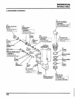 Honda Outboards BF40A/BF50A Service Manual, Page 244