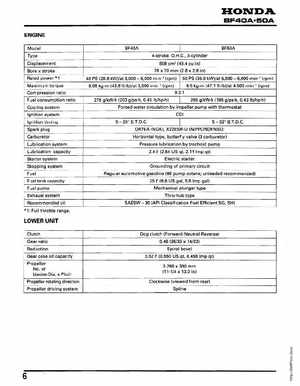 Honda Outboards BF40A/BF50A Service Manual, Page 252