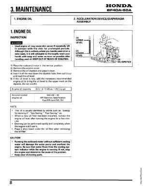 Honda Outboards BF40A/BF50A Service Manual, Page 254