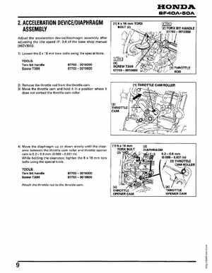 Honda Outboards BF40A/BF50A Service Manual, Page 255
