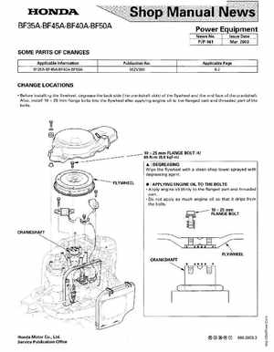 Honda Outboards BF40A/BF50A Service Manual, Page 259
