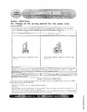 Honda Outboards BF40A/BF50A Service Manual, Page 261