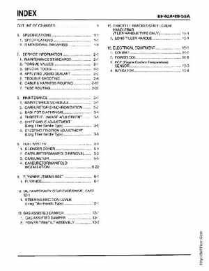 Honda Outboards BF40A/BF50A Service Manual, Page 270